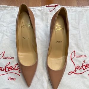 Kate Pumps.  85 mm Pumps - Patent calf leather - Nude